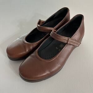 Stonefly Womens Brown Absolute Comfort Leather Mary Jane Shoes Size EU 36 US 6